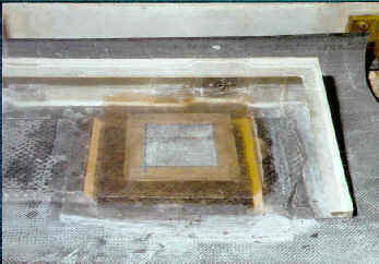 Access panel mounting flange